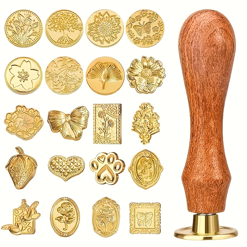 Wax Seal Stamp Kit - Juego de sellos de cera de