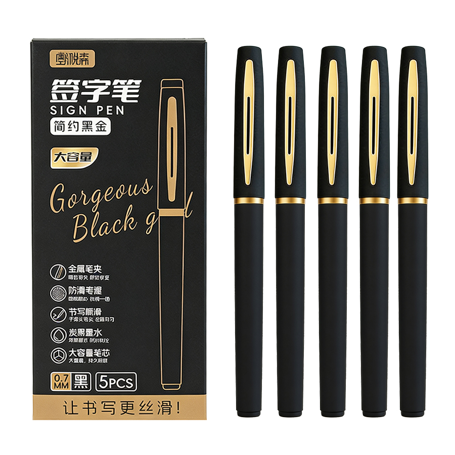 Stationery Supplies Business - Paquete de 5 unidades de bolígrafo