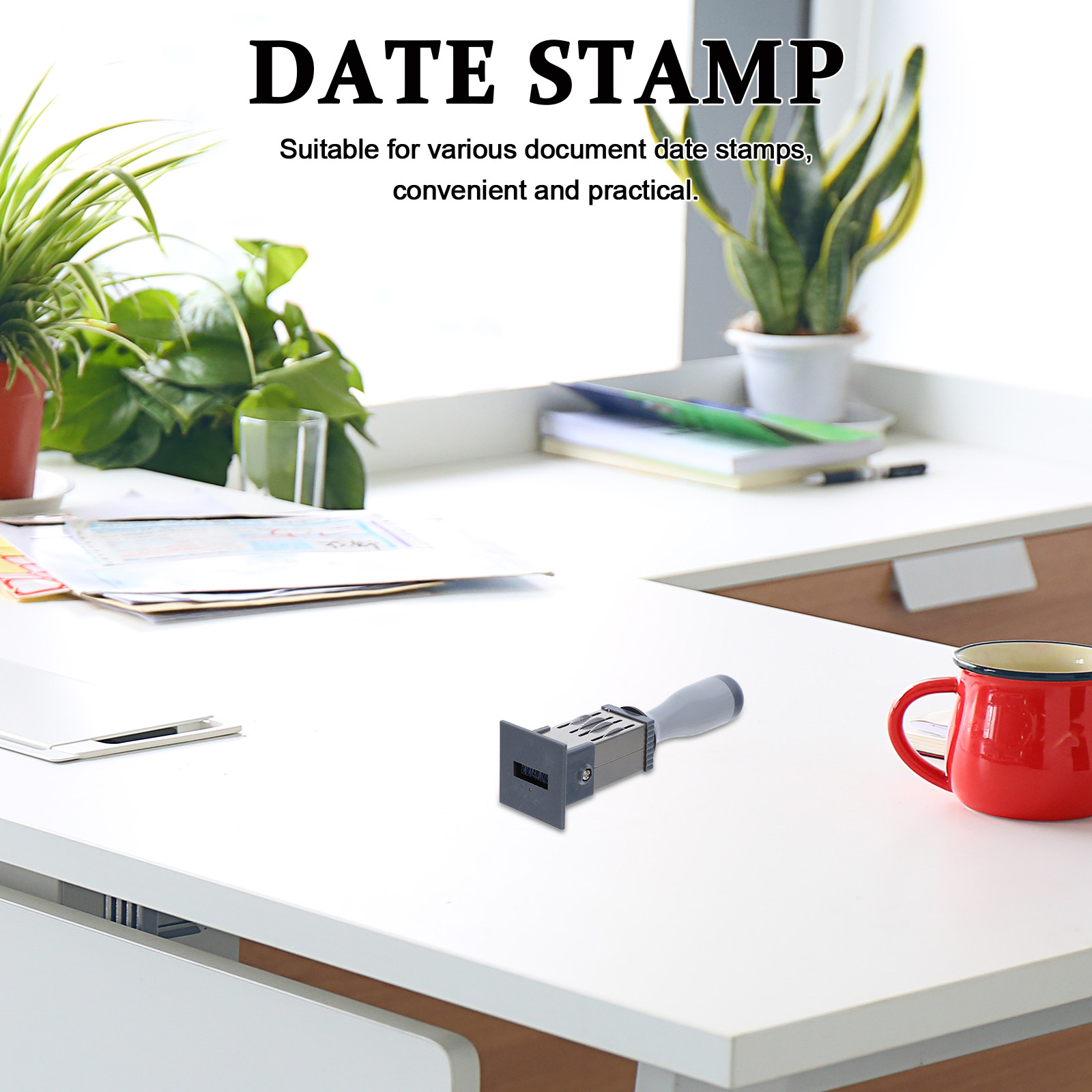 Self Inking Stamp - Sello de Fecha Autoentintable Personalizable, Sello