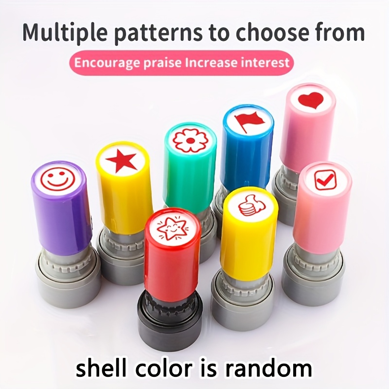 Self Inking Stamp - Sellos de Profesor Coloridos, 5 Piezas,