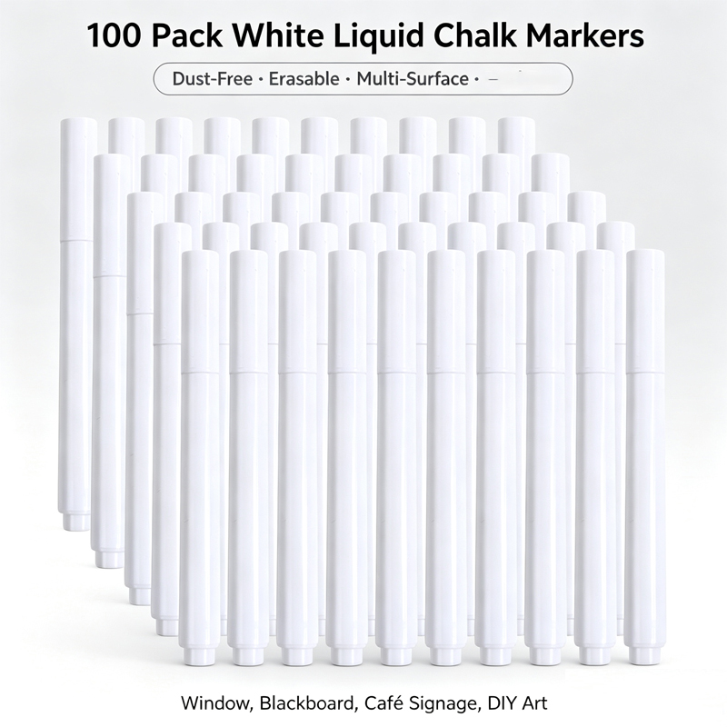 Correction Fluid White - Rotulador de tiza líquida borrable, 3-100