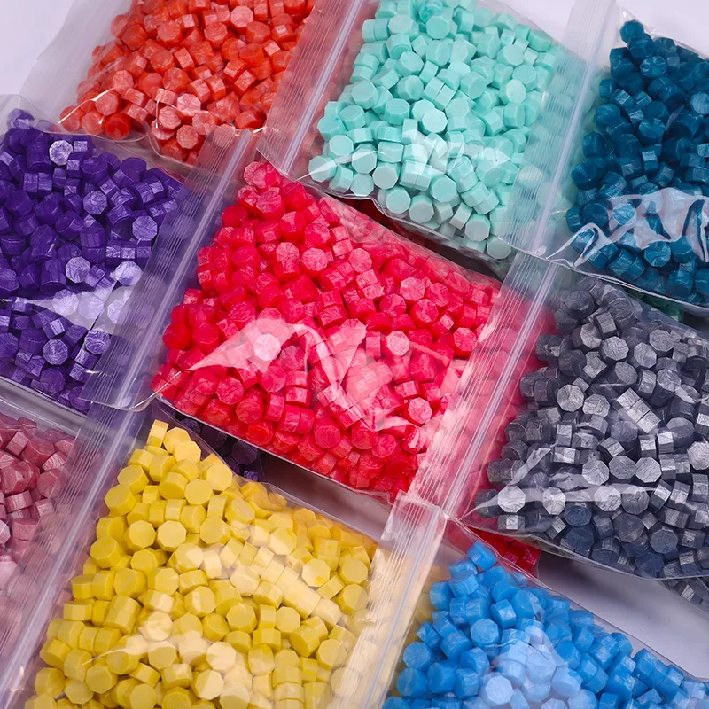 Cera Octagonal de Color nacara - Wax Seal Stamp Kit reseña y precio