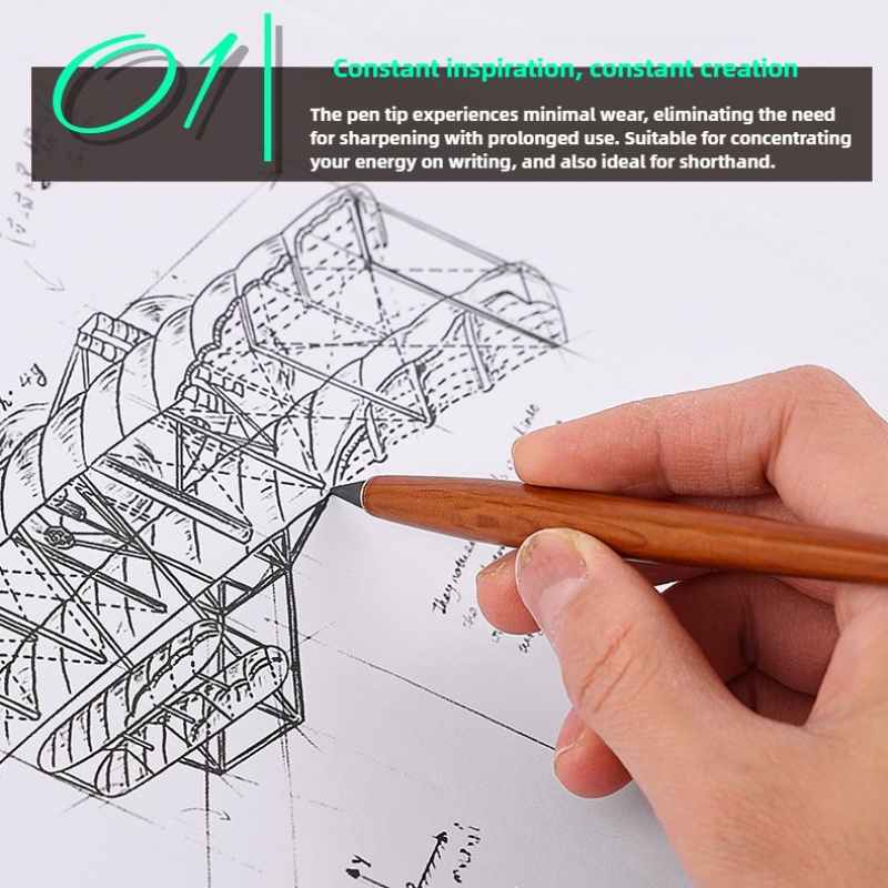Lápiz eterno de madera sin afi - Stationery Office reseña y precio