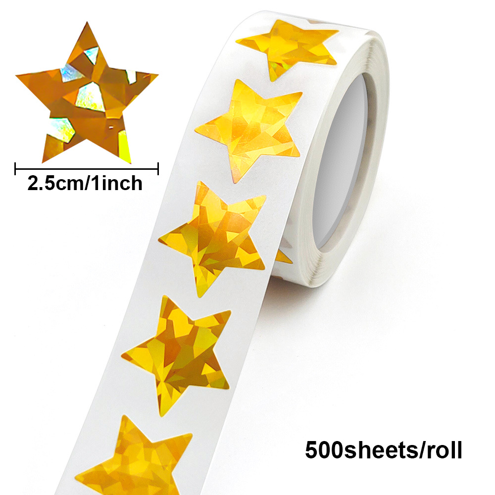 JCAC 500pcs/rollo Pegatinas De - Sticker Label Roll reseña y precio