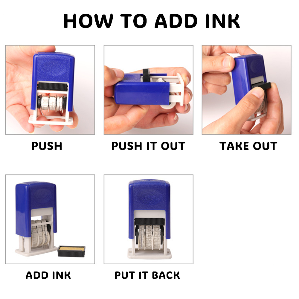 Sello de fecha autoinchintado  - Self Inking Stamp reseña y precio