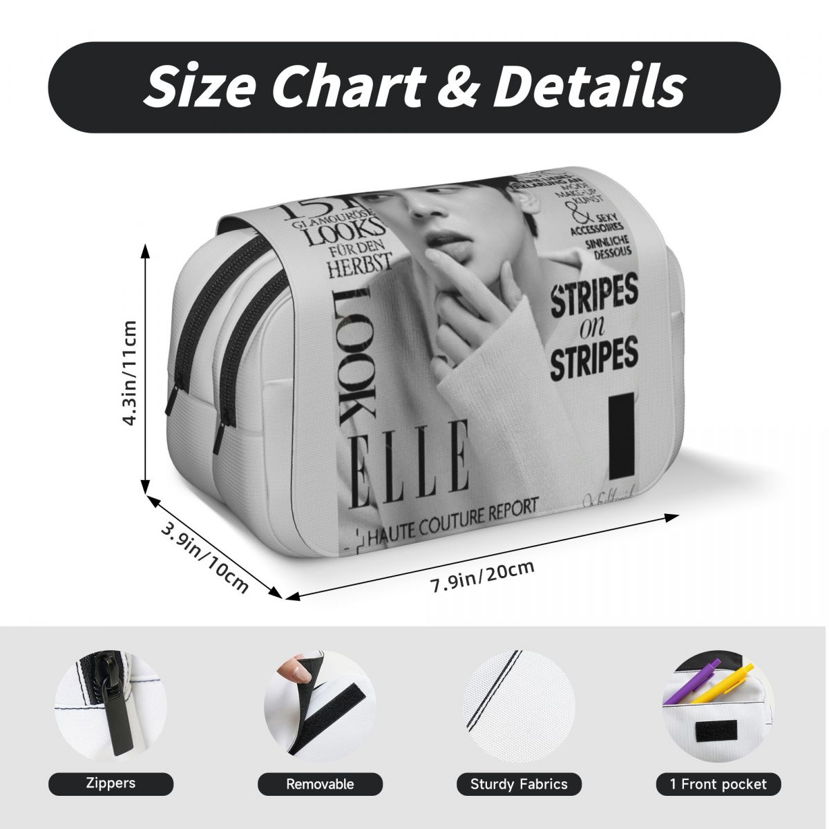 Estuche para lápices Cha EunWo - Stationery And Office Supply Chain reseña y precio