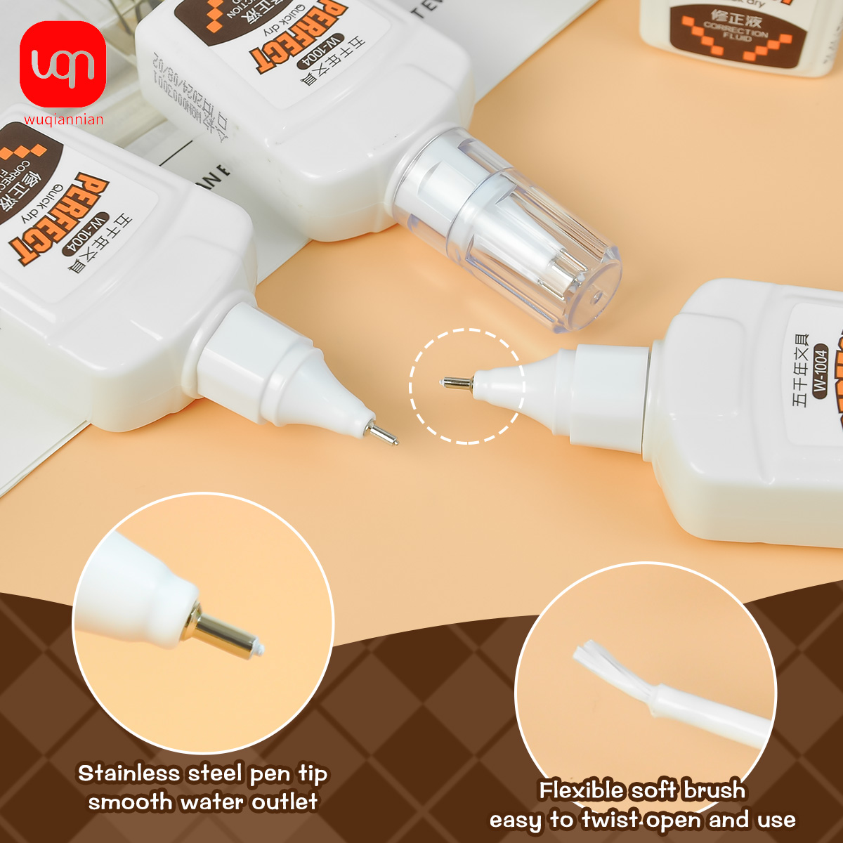 WQN-3/6/12PCS18ml Fluido corre - Correction Fluid White reseña y precio