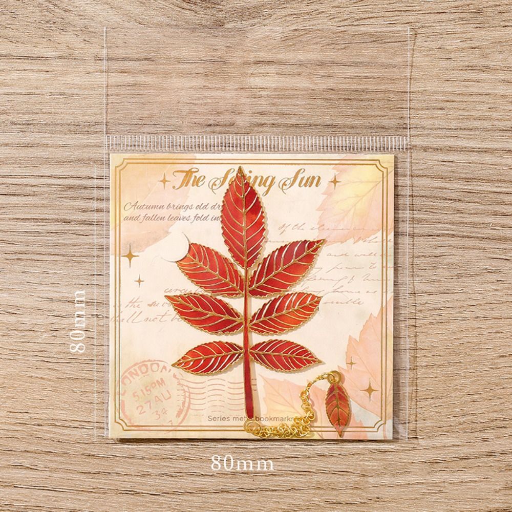 Marcapáginas de Metal con Hoja - Stationery And Office Supply Chain reseña y precio