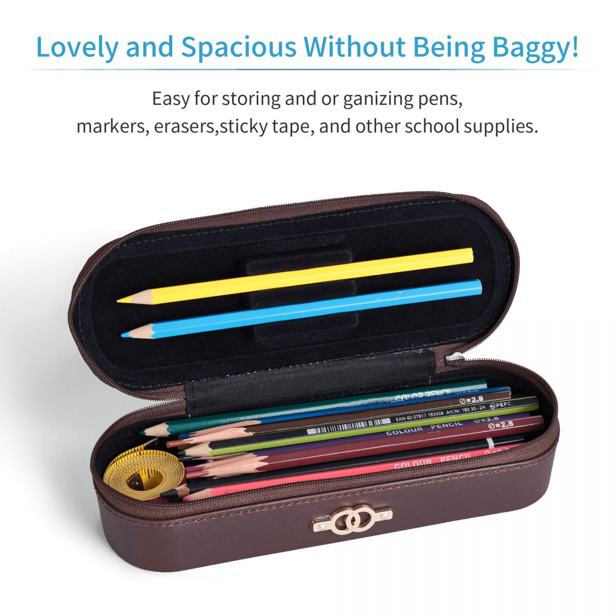 Estuches de cuero para lápices - Stationery And Office Supply Chain reseña y precio
