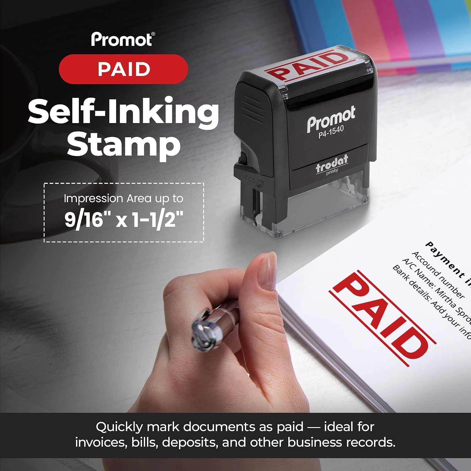 Sello Autoentintable Recargabl - Self Inking Stamp reseña y precio