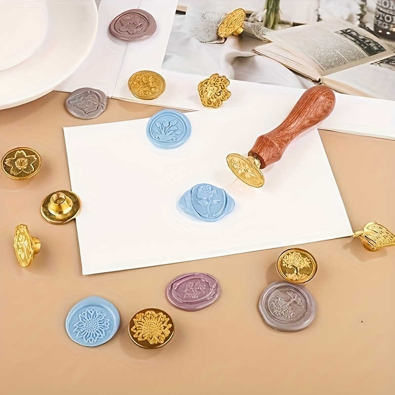 Juego de sellos de cera de 21  - Wax Seal Stamp Kit reseña y precio
