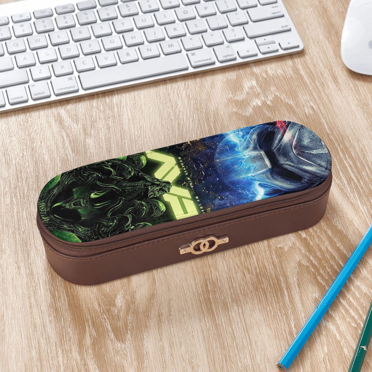 Estuche de cuero para lápices  - Office Supply Vs Stationery reseña y precio
