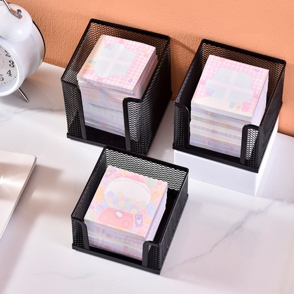 Cubo de papel de malla negra,  - Sticky Note Cube reseña y precio