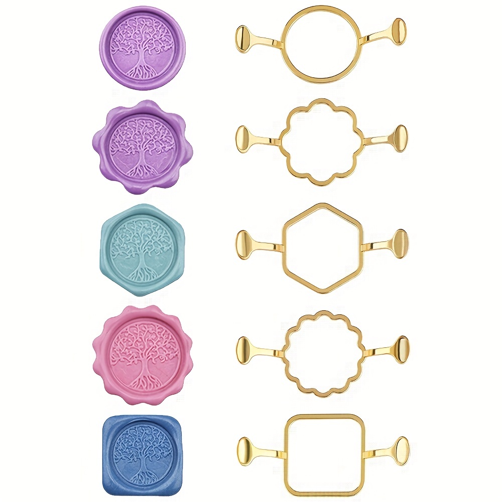 Paquete de 5 Kit de sello de c - Wax Seal Stamp Kit reseña y precio