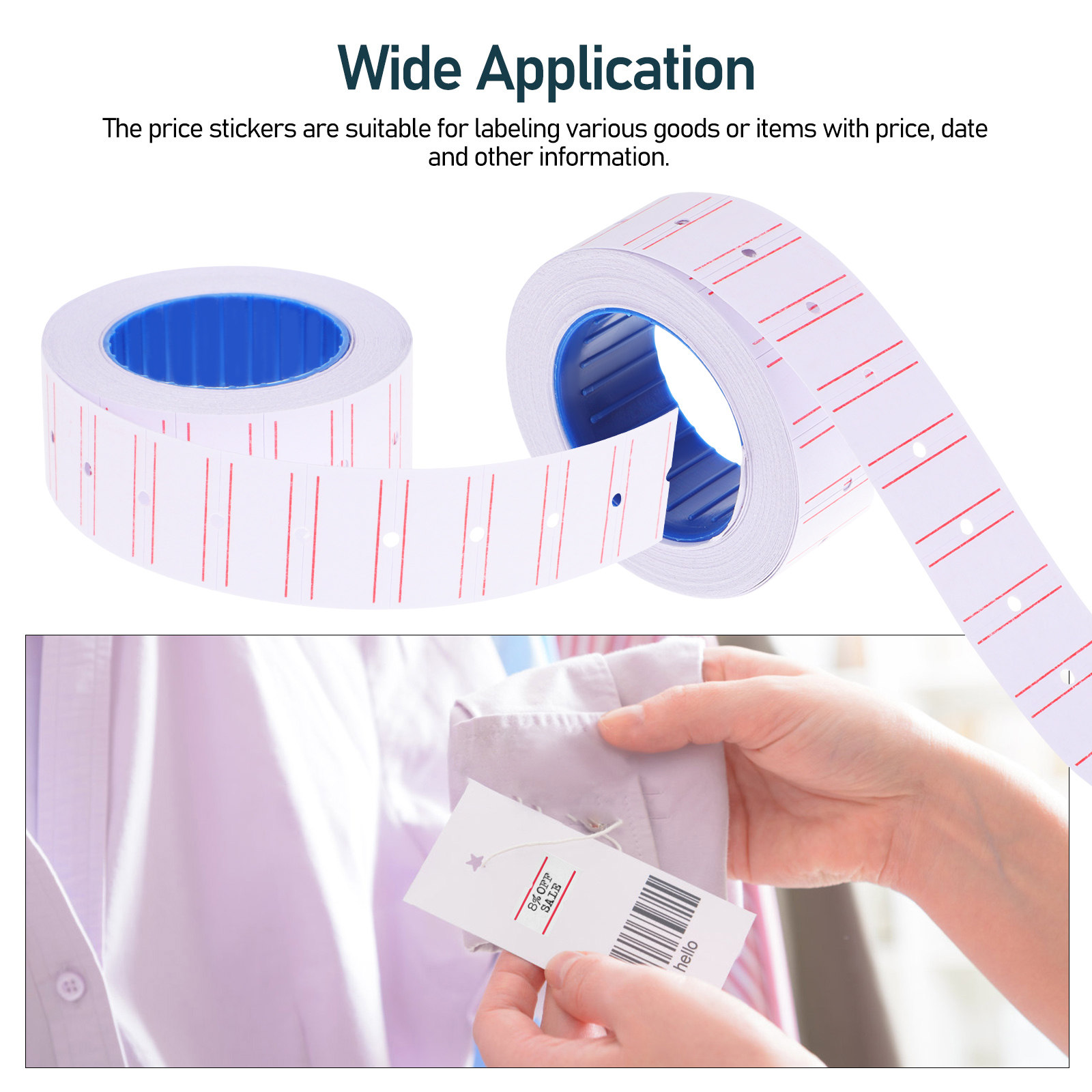 10 Rollos de Etiquetas Adhesiv - Sticker Label Roll reseña y precio