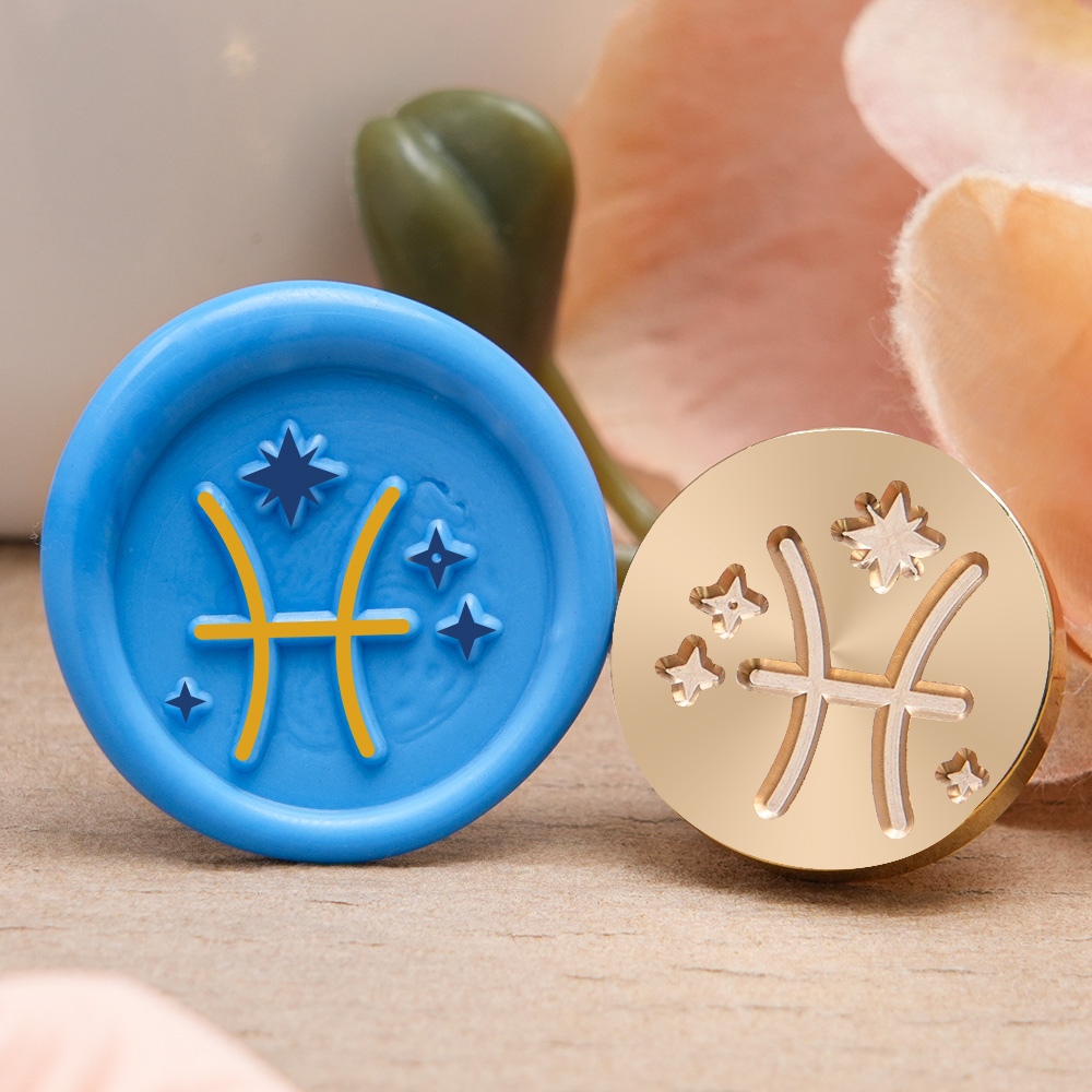 Sello de cera con signos del z - Wax Seal Stamp Kit reseña y precio