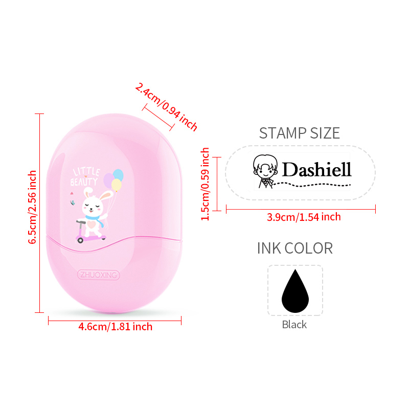 Sello personalizado con nombre - Self Inking Stamp reseña y precio