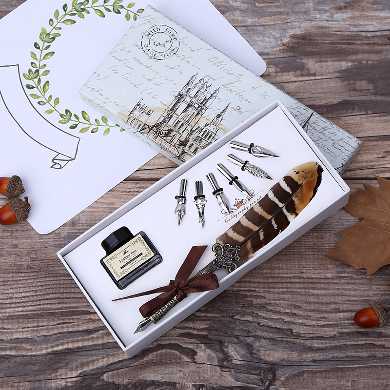 Juego de plumas de tinta retro - Self Inking Stamp reseña y precio