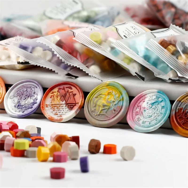 200 unids/bolsa octágono cuent - Wax Seal Stamp Kit reseña y precio