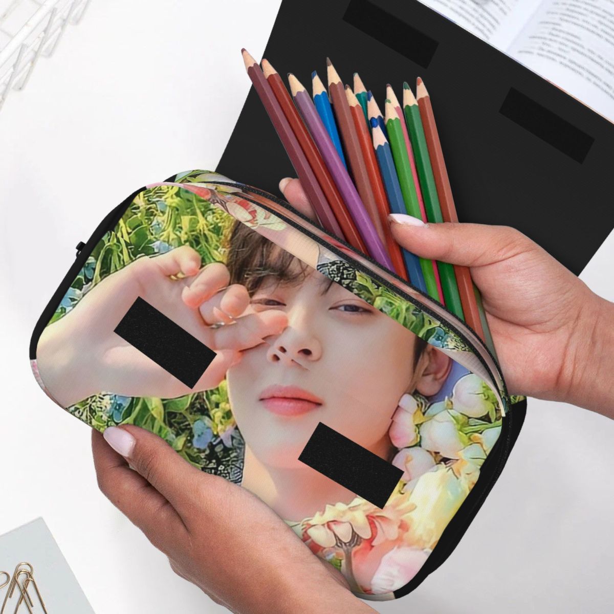 Estuche para lápices Cha EunWo - Stationery And Office Supply Chain reseña y precio