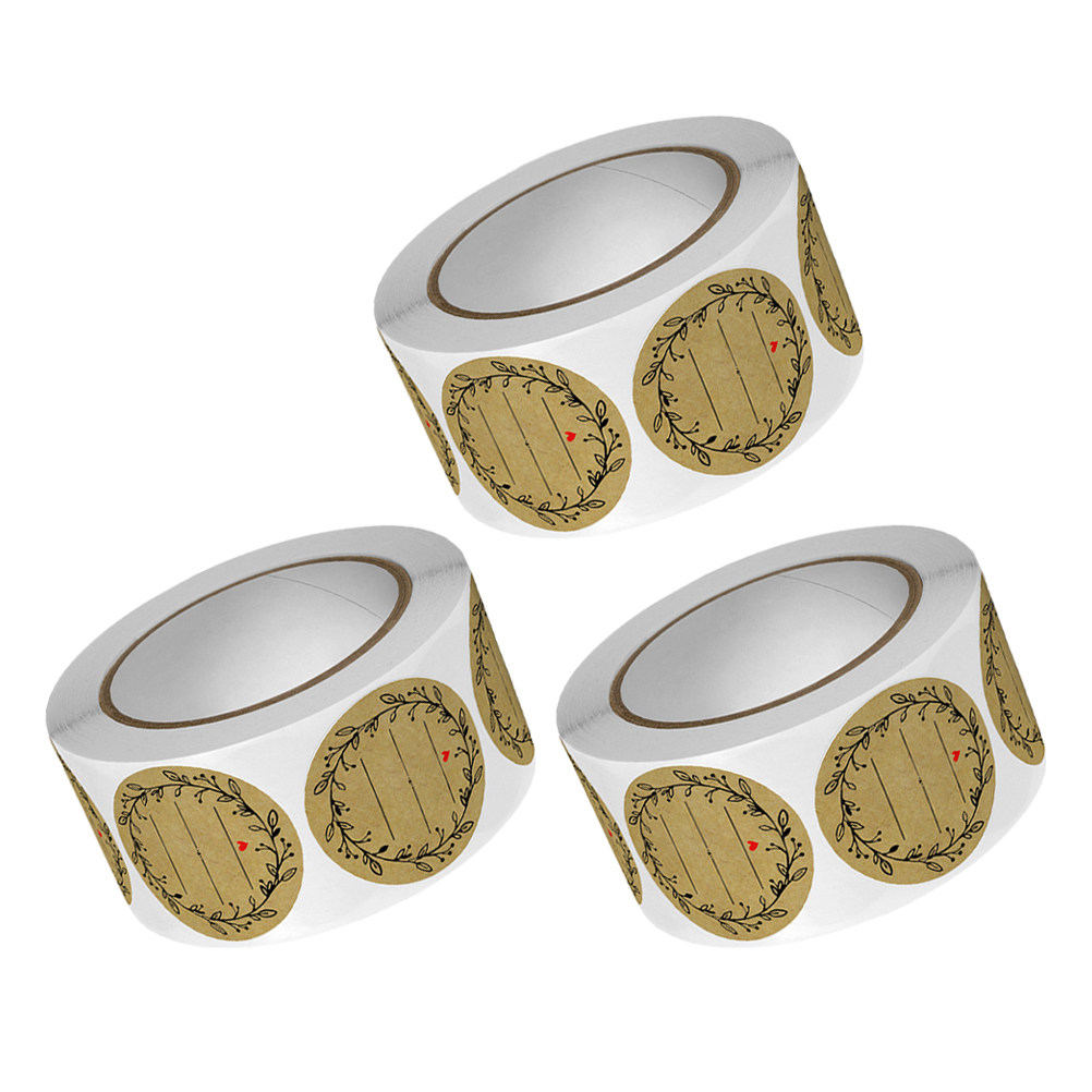 3 Rollos de Etiquetas Redondas - Sticker Label Roll reseña y precio